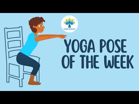 Yoga Pose of the Week | Chair Pose | Improve Balance & Flexibility with Yoga | Yoga Guppy