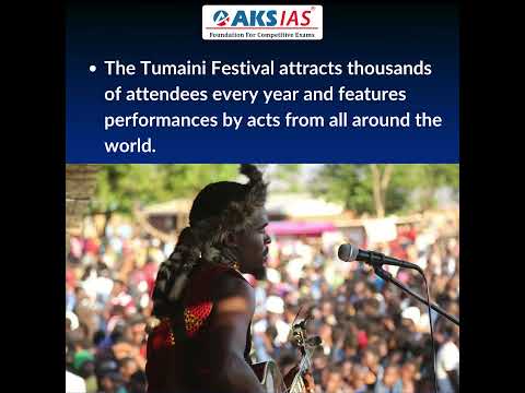 What is Tumaini Festival? #aksias #upsc #currentaffairs #TumainiFestival #Malawi #DzalekaRefugeeCamp