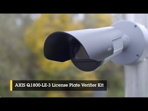 Robust, cost-efficient kit for high speeds - AXIS Q1800-LE-3 License Plate Verifier Kit