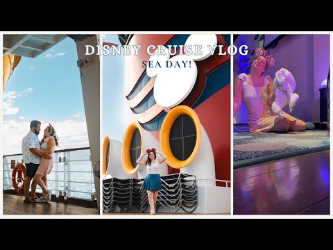 Disney Cruise Line vlog, day at sea! | The Disney Magic, 25th anniversary sailing