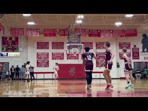 1st quarter Chatham Central vs Seaforth boys basketball game 12.17.23