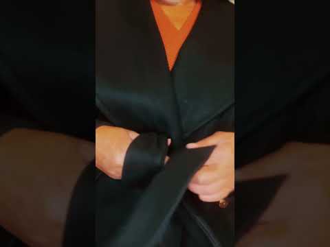 BEST way to tie your belted coat! 2023 fashion trends