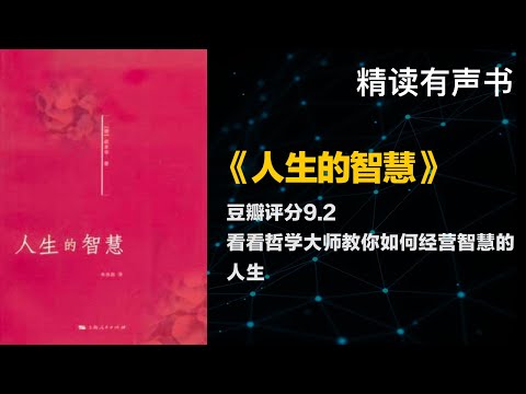 豆瓣评分9.2 - 精读《人生的智慧》- 看哲学大师教你如何经营智慧的人生