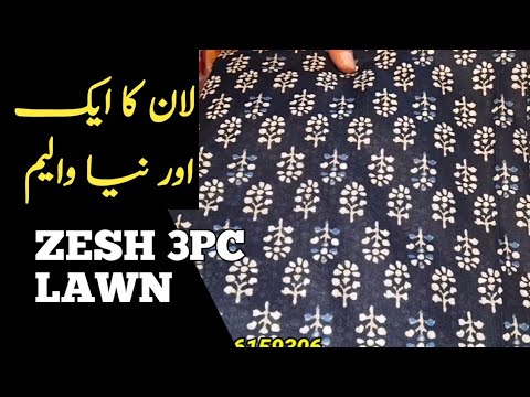 Buy Original Branded Lawn Zesh Karachi | Karachi wholesale cloth market | Branded lawn Sale