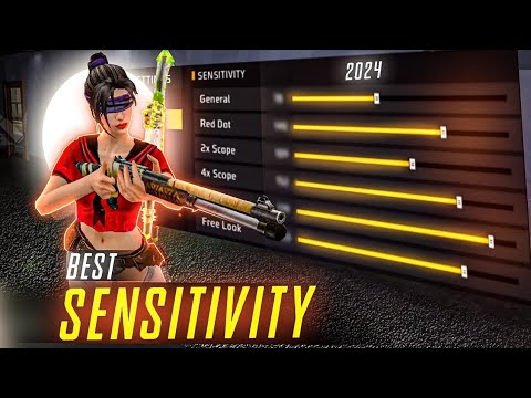 Free Fire Headshot setting 2024🇧🇷 Best Sensitivity Settings ⚙️| Sensitivity + Hud Settings Free Fire