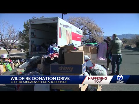 ABQ donation drive brings hundreds to help LA wildfire victims