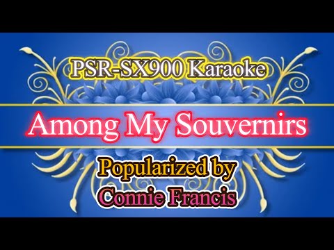 Among My Souvernirs - Connie Francis Video Karaoke