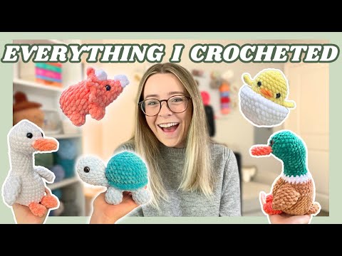 Everything I Crocheted In December (with pattern links!) 🧸✨ | Hooks and Heelers