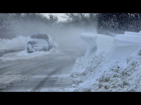 На юго-востоке Европы прошли сильные снегопады