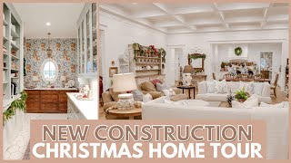 NEW CONSTRUCTION CLASSIC CHRISTMAS HOUR TOUR | Rockwall Holiday Home Tour | FARMHOUSE LIVING