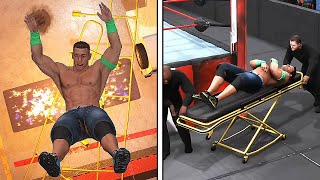 Top 50 EXTREME MOMENTS in WWE Games History !!!