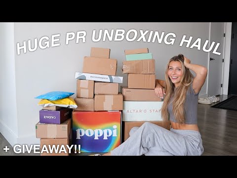 HUGE online shopping unboxing | makeup, skincare, bikinis + MASSIVE GIVEAWAY