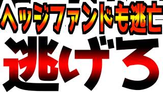 【投売り開始するぞ】【撤退せよ!】遂にヘッジファンドも逃げました【Goldman Sachsが緊急警告】