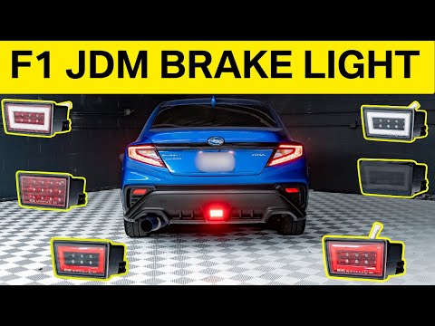 How to install 4th F1 Brake Light! 2022+ Subaru WRX