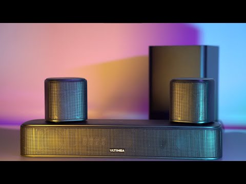 Ultimea Aura A30 5.1 Soundbar with App Control Unboxing I Review with Ultimea Nova C40 Projector