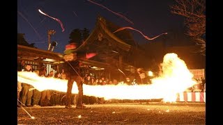 阿蘇神社の火振り神事