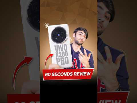 Vivo X200 Pro review in 60 seconds😱 | #vivox200pro #vivo