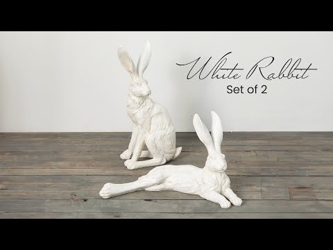 White Rabbit Figure Set