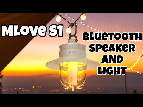 Mlove S1 Portable Bluetooth speaker with lighting