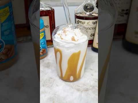 Hennessy Peanut Butter Milkshake #drink #cocktail