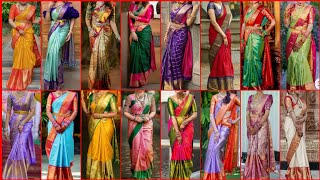 "New Pattu Saree Styles 2024: Elegant and Trendy Picks" #trending #pattusarees #saree #style