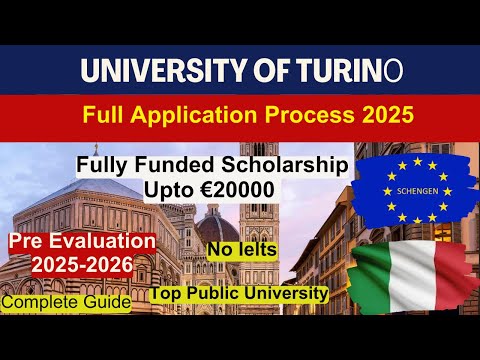 🇮🇹 Study in Italy | How to Apply University of Turino | No IELTS | Bachelor’s & Master’s Guide 🎓