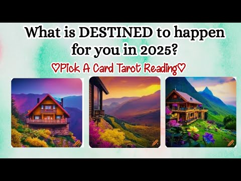 🔮🍀What Is Destined To Happen For You In 2025?? How Is Your Life Changing?🌟Pick A Card Tarot Reading🌟