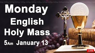 Catholic Mass Today I Daily Holy Mass I Monday January 13 2025 I English Holy Mass I 5.00 AM