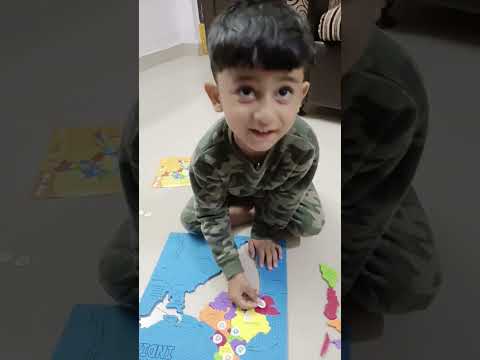 My new playing kit ||Mapology|| India map || Learning activity fun 😊