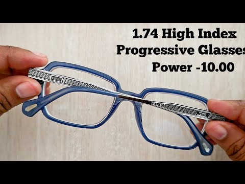 high index lenses 1.74 | Progressive high index glasses 1.74 | Thin glasses for high power