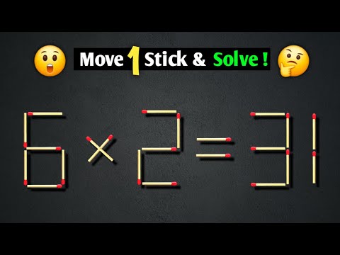 99% FAIL This! Can You Fix 6×2=31 in One Move? 🤔🔥