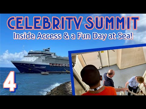 Celebrity Summit: Inside access tour, sea day fun, & more! | PART 4, October 2023