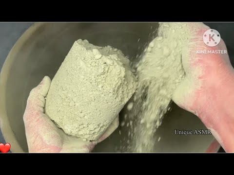 GREEN DIRT CONCRETE CRUMBLE: ASMR Oddly Satisfying Triggers