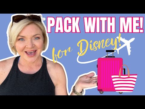 Pack With Me: A Week of Outfits for Disney Vacation! | Over 50