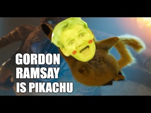 Detective Pikachu but it's voiced by Gordon Ramsay