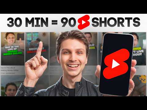 How to Generate 90 YouTube Shorts in 30 Minutes Using AI