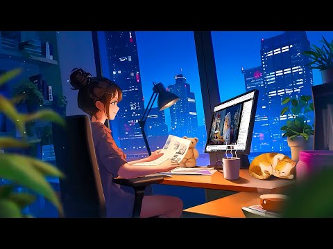 Late Night Vibes 🌙 Study music ~ study / relax / stress relief ~ Chill lofi mix