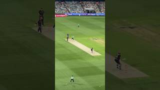 Scott Boland bowling at MCG in BBL Match