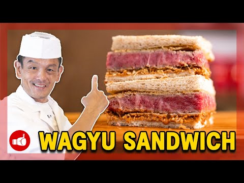 How To Make JAPANESE WAGYU Sandwich  | Authentic Japanese Recipe