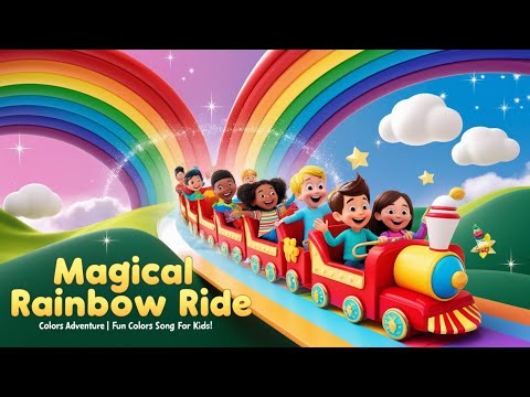 Magical Rainbow Ride: Colors Adventure | Fun Colors Song for Kids