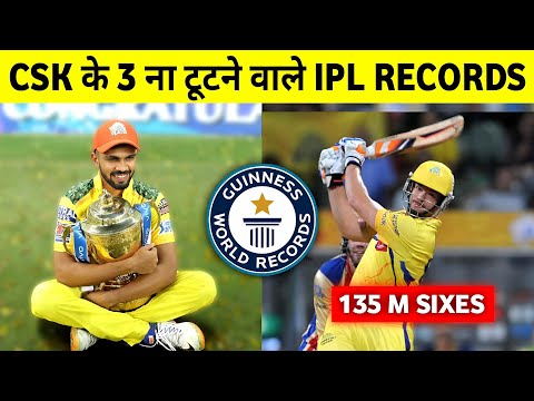 TOP 3 CSK Unbreakable Records Of IPL | Greatest Records | Ms Dhoni | Albie Morkel |