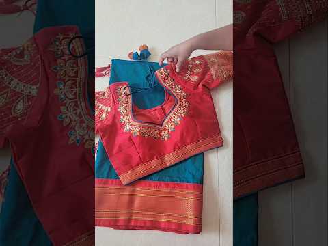 Beautiful paithani blouse design #blouse #stylishblousedesignforsaree #rohinifashion