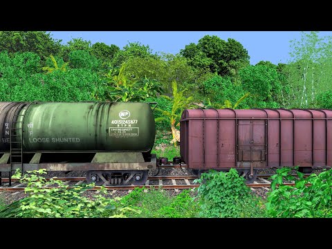 TRAIN SIMULATOR I WDP4 SHUNTING BCNA WAGON AND COUPLING BTPN WAGON I BUMPY RAILROAD RAILWORKS