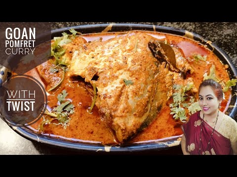 Goan पोम्फ्रेट करी में अनोखा Mangalorean ट्विस्ट | Goan Style Pomfret Curry with Mangalorean Twist