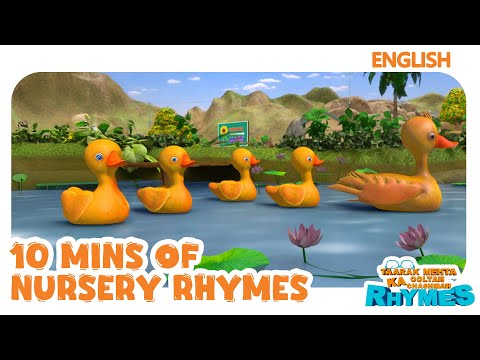 🌟10-Minute Non-Stop Kids Popular English Rhymes | TMKOC English Rhymes | #tmkoc #english