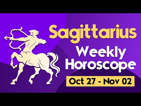 Sagittarius Weekly Horoscope: October 27 to November 02, 2024