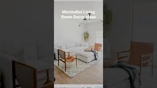 Minimalist Living Room Decor Ideas #homedecoration #housedesign #homedecor #minimalist