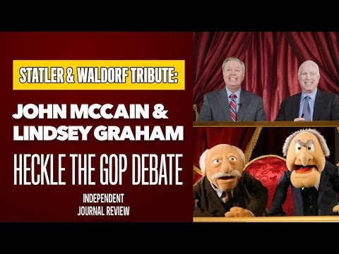 McCain and Graham Try Out to Be Statler and Waldorf