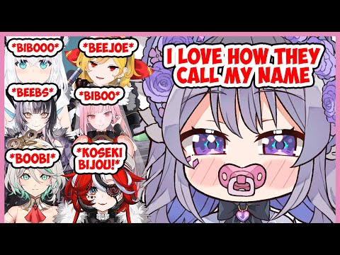 Biboo loves everyone in Hololive calls her by different nicknames  [Biboo/HololiveEN]