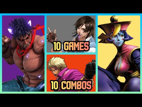 10 Combos From 10 Fighting Games #4 🤨🤔😤